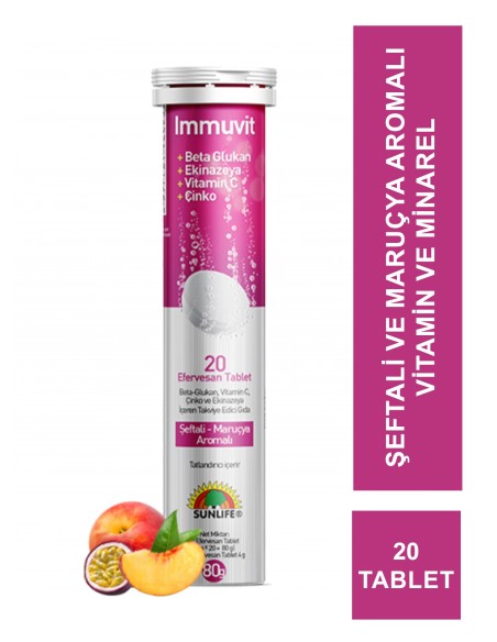 Sunlife Immuvit 20 Efervesan Tablet (S.K.T 01-2024) 