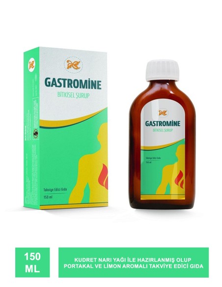 Gastromine Bitkisel Şurup 150 ml (S.K.T 04-2024) 