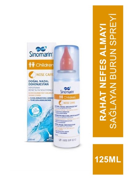 Sinomarin Children Burun Spreyi 125 ml (S.K.T 07-2025) 