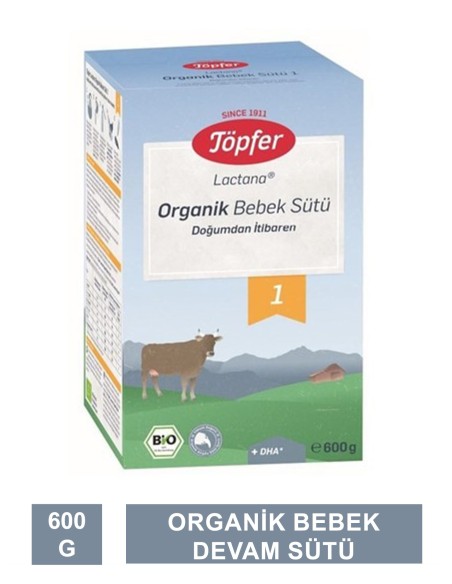 Töpfer Organik Devam Sütü 1 600gr (S.K.T 10-2023) 