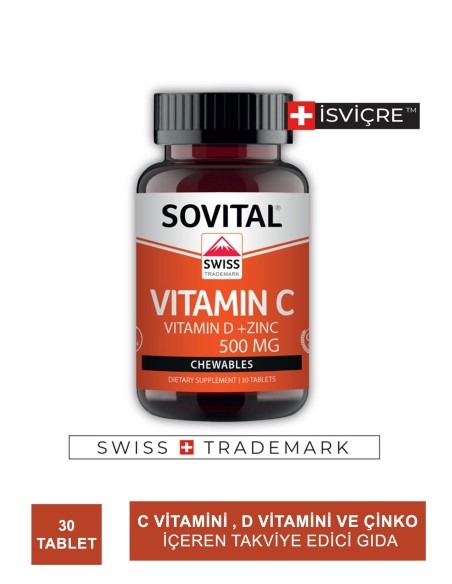 Sovital Vitamin C 30 Tablet (S.K.T 10-2023) 