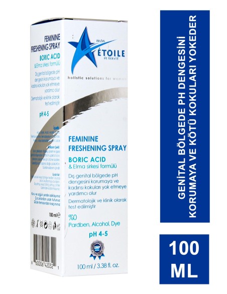 Etoile Feminine Freshing Spray 100 ml (S.K.T 12-2024) 