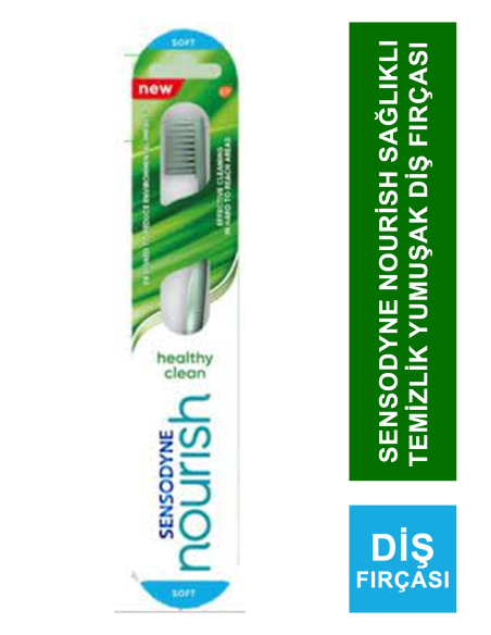 Sensodyne Nourish Sağlıklı Temizlik Yumuşak Diş Fırçası 