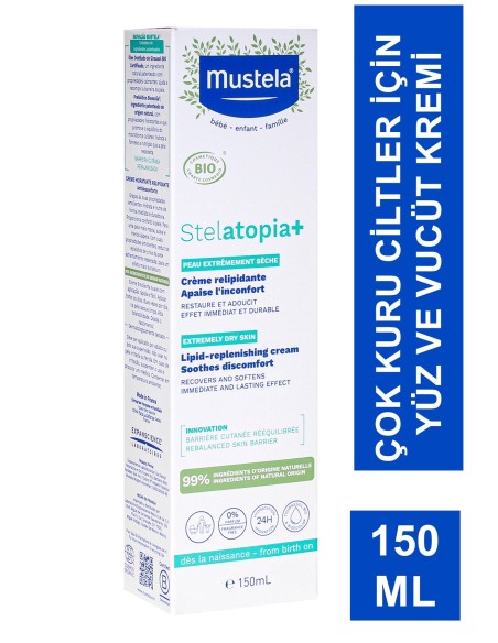 Mustela Stelatopia+ Lipit Yenileyici Krem 150 ml 