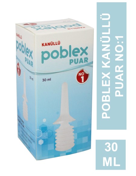 Poblex Kanüllü Puar No:1 30 ml 