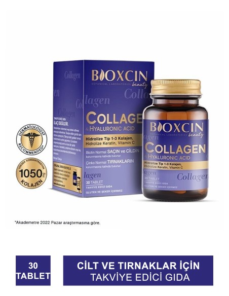 Bioxcin Collagen Hyaluronic Acid 30 Tablet 