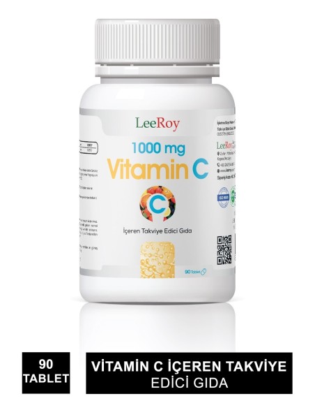 LeeRoy Vitamin C 1000mg 90 Tablet 