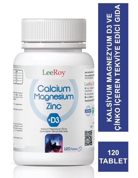 LeeRoy Calcium Magnesium Zinc 120 Tablet 