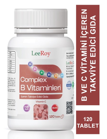 LeeRoy Compleks B Vitamini 120 Tablet 