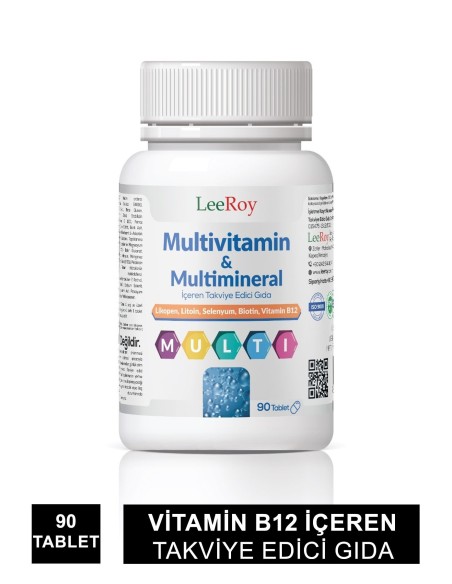 LeeRoy Multivitamin & Multimineral 90 Tablet 