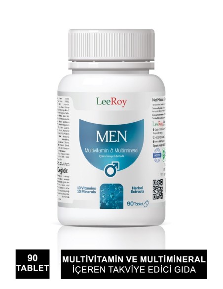 LeeRoy Men Multivitamin & Multimineral 90 Tablet 