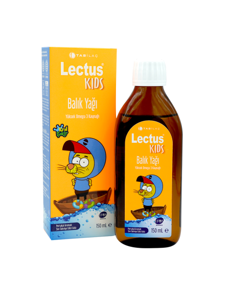 Lectus Kids Balık Yağı Portakal Aromalı 150 ml 