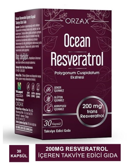 Ocean Resveratrol 30 Kapsül 