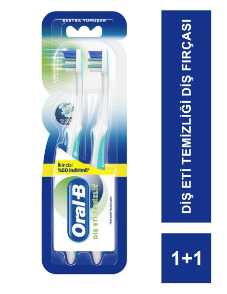 Oral-B Diş Eti Temizliği Diş Fırçası 1+1 