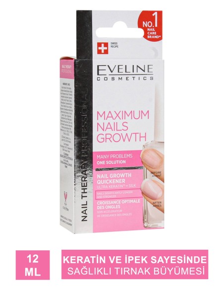 Eveline Maximum Nails Growth ( Sağlıklı Tırnak Büyümesi ) 12 ml 