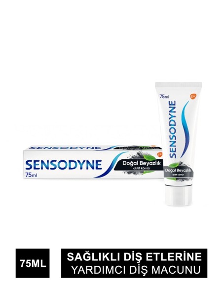 Sensodyne Doğal Beyazlık Aktif Kömür Diş Macunu 75 ml 