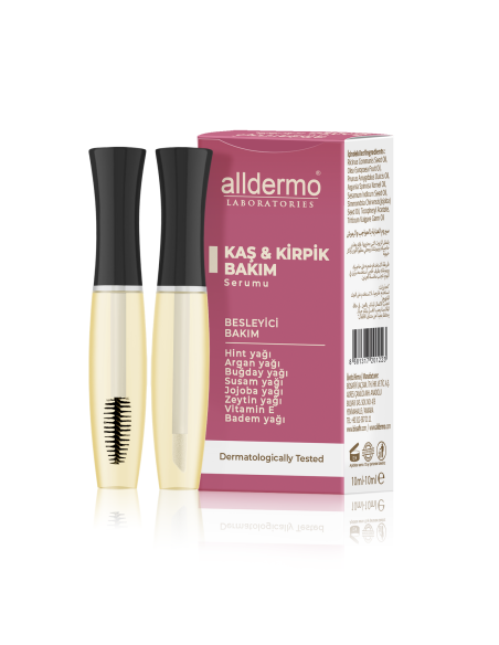 Alldermo Kaş & Kirpik Bakım Serumu 10 ml+10 ml 