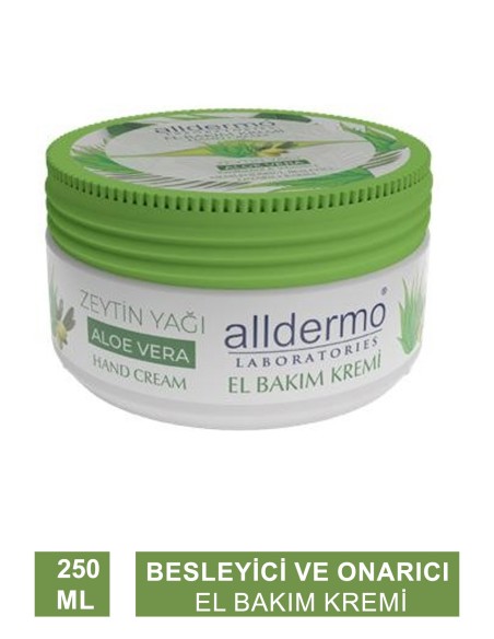 Alldermo El Bakım Kremi ( Aloe Vera ) 250 ml 