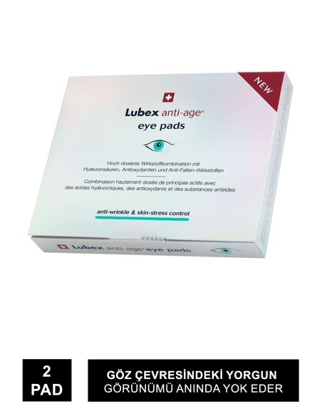 Lubex Anti Age Eye Pads 8 Poşet x 2 Pad 