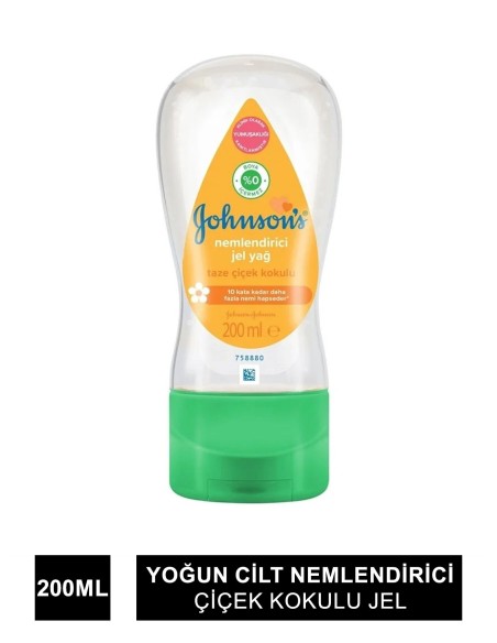 Johnsons Baby Nemlendirici Jel Yağ 200 ml 