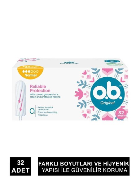 O.B. Pro Comfort Normal Tampon 32 Adet 