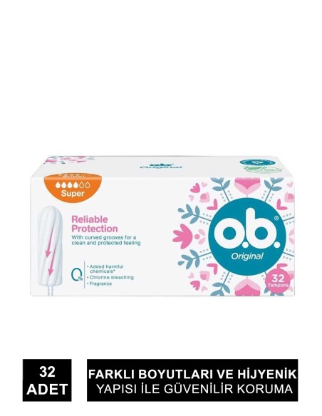 O.B. Pro Comfort Süper Tampon 32 Adet 