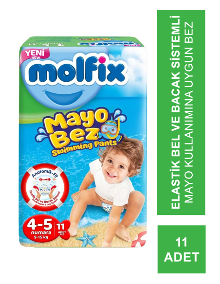 Molfix Mayo Bez Beden:4-5 (9-15Kg) 11 Adet 