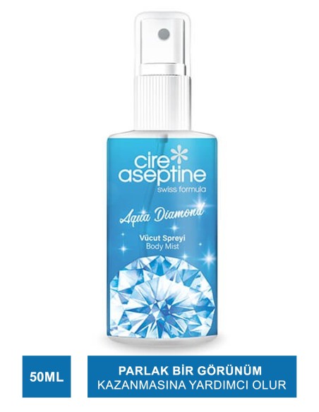 Cire Aseptine Aqua Diamond Vücut Spreyi 50 ml 