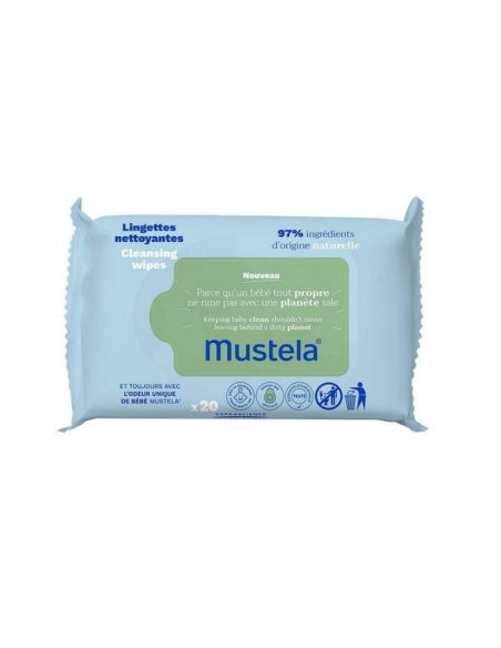 Mustela Eco Cleansing Wipes Islak Mendil 20 Adet 