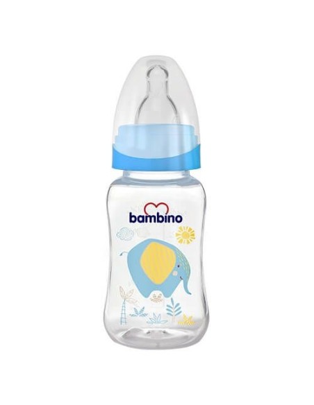 Bambino Klasik PP Biberon Kavramalı 0-6 Ay 150 ml ( B026 ) Mavi