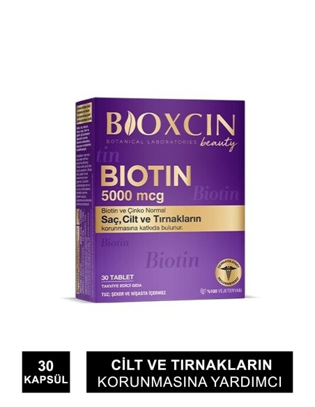 Bioxcin Biotin 5000mcg 30 Tablet 