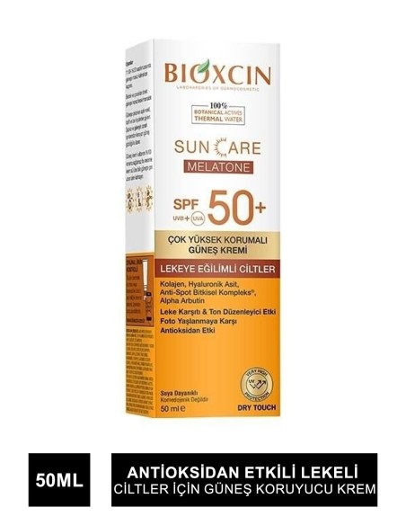 Bioxcin Sun Care Lekeli Ciltler İçin Güneş Kremi Spf 50+ 50 ml 