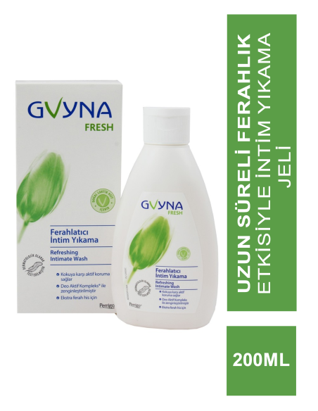 Gvyna Ferahlatıcı İntim Yıkama Jeli 200 ml 