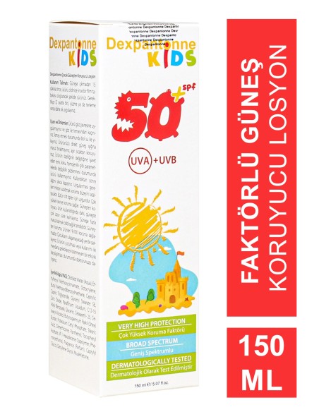 Dexpantonne Kids Spf50+ Güneş Koruyucu Losyon 150 ml 