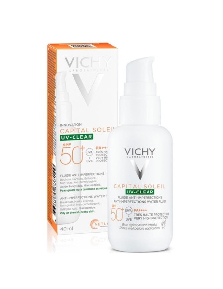 Vichy Capital Soleil Uv-Clear Spf50+ Güneş Koruyucu 40 ml 