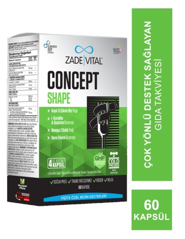 Zade Vital Concept Shape 60 Kapsül 