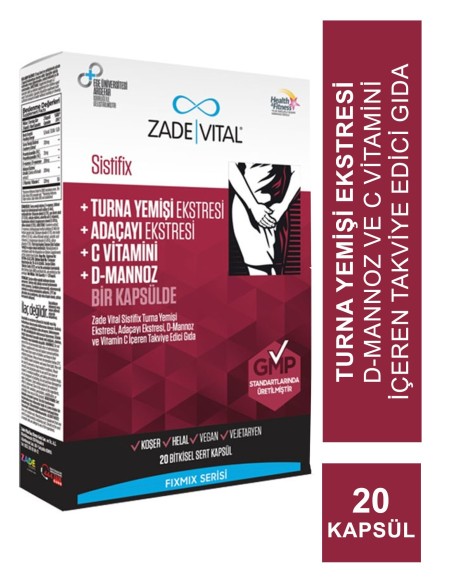 Zade Vital Sistifix 20 Kapsül 