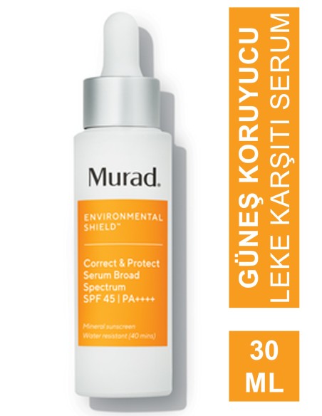 Dr Murad Correct & Protect Serum SPF 45 - Güneş Koruyucu Leke Karşıtı Serum 30 ml 