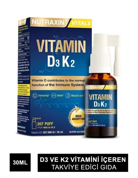 Nutraxin Vitamin D3K2 30 ml 