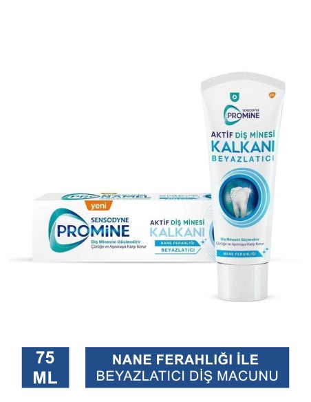 Sensodyne Promine Aktif Diş Minesi Kalkanı Diş Macunu 75 ml 