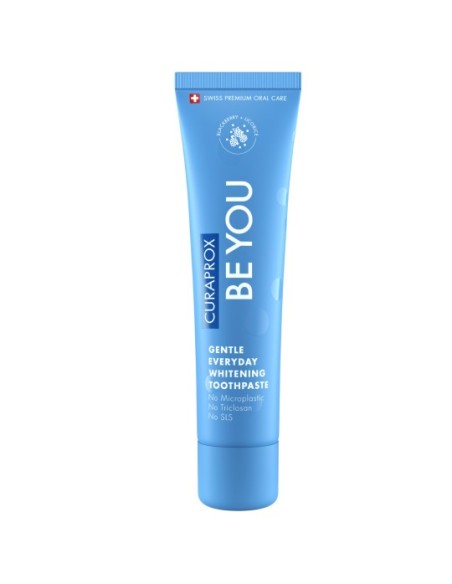 Curaprox Be You Beyazlatıcı ( Böğürtlen - Meyankökü ) Diş Macunu - Blue 60 ml 