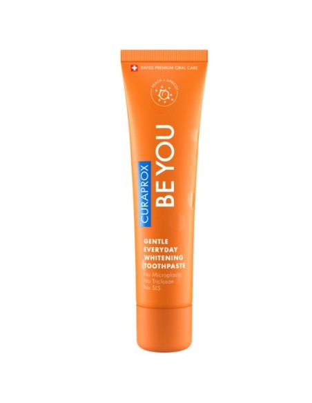 Curaprox Be You Beyazlatıcı ( Şeftali - Kayısı ) Diş Macunu - Orange 60 ml 