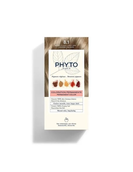 Phyto Color Bitkisel Saç Boyası - 8.1 - Küllü Sarı 