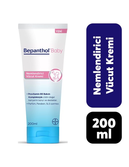 Bepanthol Baby Nemlendirici Vücut Kremi 200 ml 