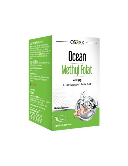 Ocean Methly Folat 400mg 30 Tablet 