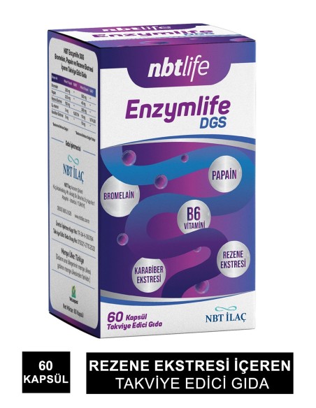 Nbt Life Enzymlife DGS 60 Kapsül 