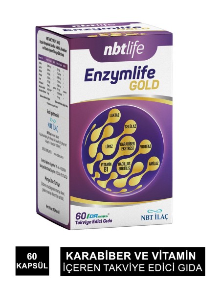 Nbt Life Enzymlife Gold 60 Kapsül 