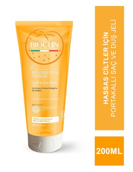 Bioclin Bio Essential Orange Hair&Shower Gel 200 ml 