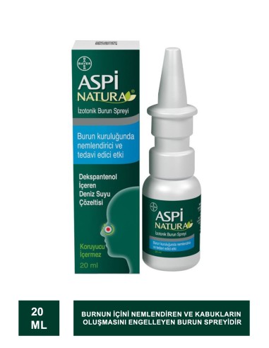 Outlet - Aspi Natura İzotonik Burun Spreyi 20 ml 