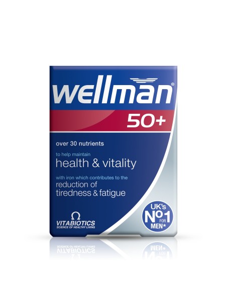 Vitabiotics Wellman 50+ 30 Tablet 